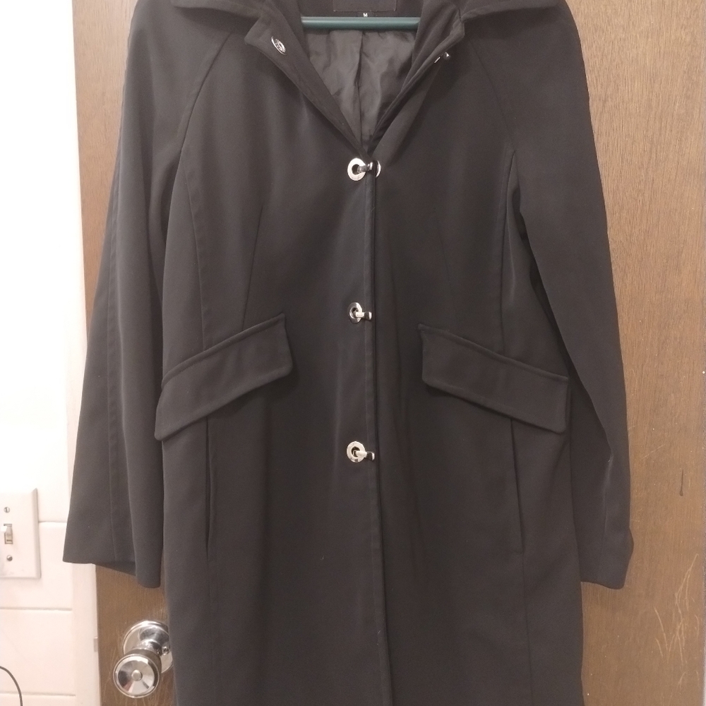 London Fog Hooded Trench Coat